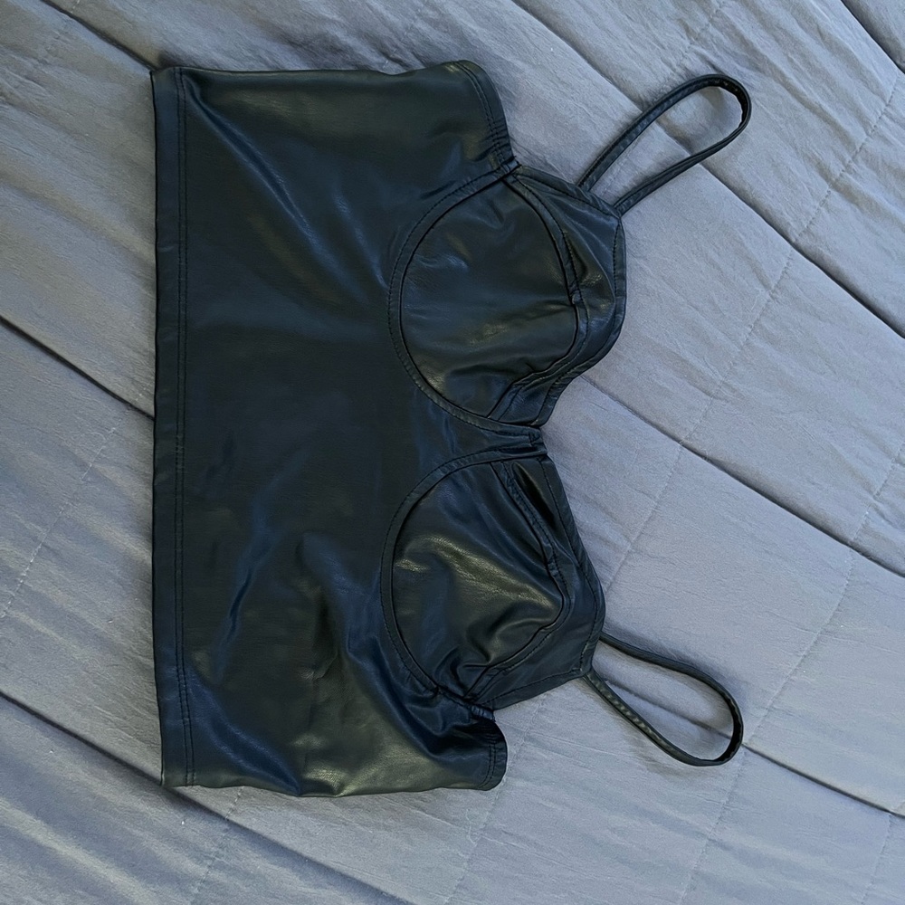 leather top
